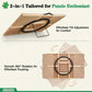 ALL4JIG 2-in-1 Tilting Puzzle Board - 1500 Pieces, Adjustable Angle, Wood, Iron, 34.2" x 25.2", with 4 Draw