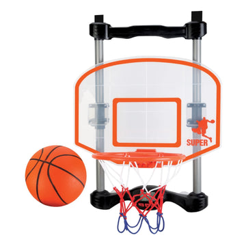 Nsg Over The Door Basketball Hoop - Adjustable Indoor Game Set With Electronic Scoring, Sound Effects, And Breakaway Rim – Fun For Kids & Adults, Perfect For Home, Office, Or Dorm