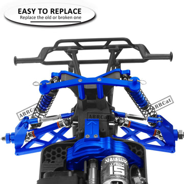 4PCS Front Rear Full Alloy Shocks RC Upgrades Parts for 1/10 Senton Granite Big Rock Vorteks 3s Blx 4X4 Mega 550,for 1/10 Kraton