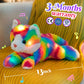 Glow Guards 13' Light Up Musical Rainbow Cat Stuffed Animal,Led Night Light Glowing Singing Snuggle Kitty Plush Toy Glow In The Dark,Christmas Birthday Gifts For Toddlers Kids Children
