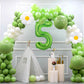Vonokee 40 Inch Light Green Giant Number Balloons 6, Jumbo Digital Foil Mylar Balloon For Birthday Party Wedding Anniversary Cel