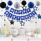 meowtastic Birthday Decorations, Happy Birthday Banner with Honeycomb Balls, Star Hanging Swirl Streamer, Circle Dot Garland, Ha