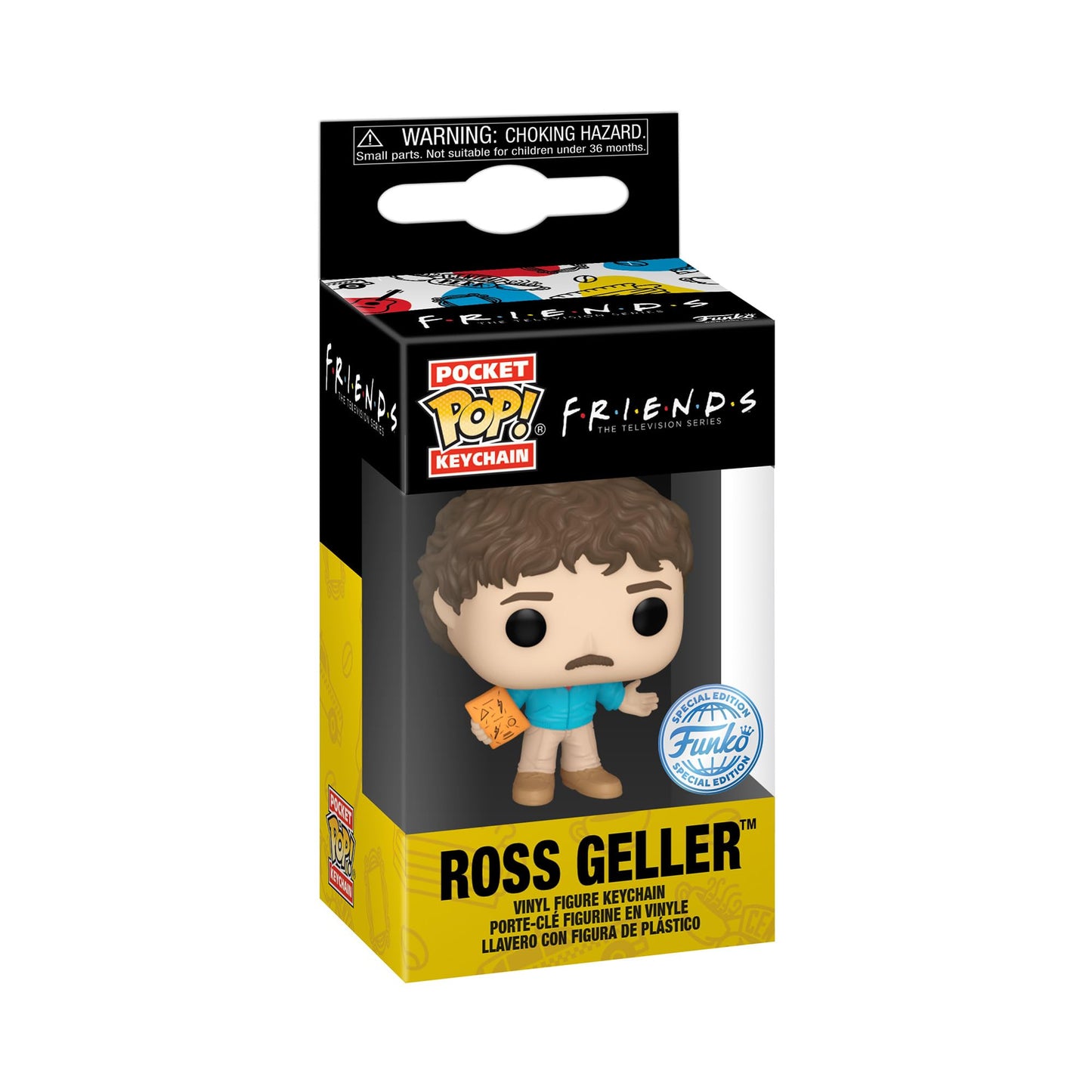 Funko Pop! Keychain: Friends - 80'S Ross # - Collectible Keychain