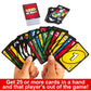 Xtacy Uno Mattel Games Uno Show Em No Mercy Card Game For Kids, Adults & Family Night With Extra Cards, Special Rules & Tougher