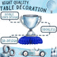 Hapibidesign Race Car Party Decorations - Honeycomb Centerpieces For Racing Birthday Decor - Race Car Table Decoration For Kids