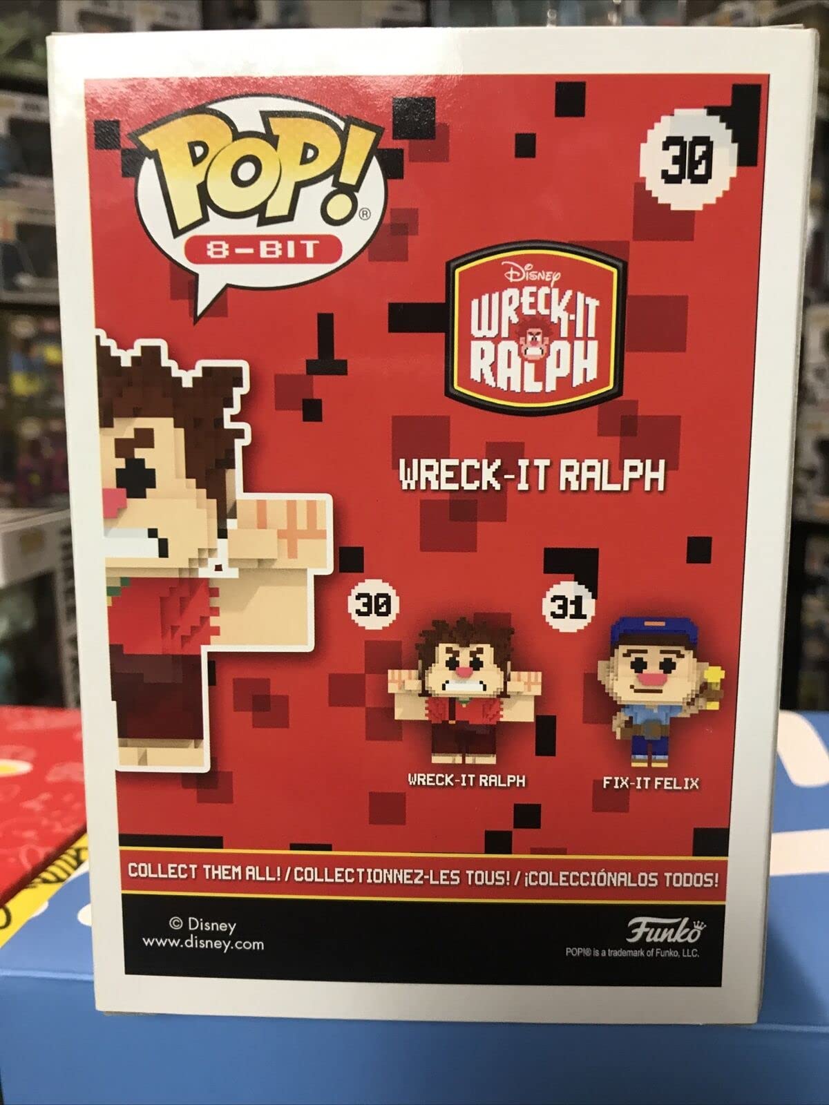Funko Pop! 8-Bit #30 Wreck It Ralph (2018 Summer Convention Exclusive)