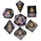 Dungeons and Dragons Liquid Core Dice Set D&D, polyhedron DND resin dice set, used for role-playing dice Magic Pathfinder game D