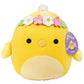 Squishmallows 10-Inch Triston The Chick With Flower Crown - Official Jazwares Plush - Collectible Cute Soft & Squishy Stuffed An