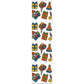 Jillson & Roberts Prismatic Stickers, Party/Clown, 12 Sheets Count