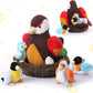 Roundfunny 7 Pcs Birds Stuffed Animal Toys Set 9.8 Inch Bird Plush With 4 Pcs Cute Baby Birds Plushies, 1 Pcs Egg And 1 Pcs Larg