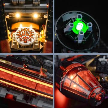 Brickbling Led Light Compatible With Lego The Dark Falcon, Creative Lighting Compatible With Lego 75389-No Model (Classic Versio