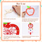 Fennoral 6 Pack Apple Dream Catcher Craft Kit For Kids Paint You Own Dream Catcher Diy Coloring Wooden Back To School Art And Cr