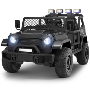 Joywhale 2 Seater 4Wd Kids Ride On Truck Car, 12V Electric Truck For Big Kids W/Remote, 10Ah Big Battery Powered Motorized Toy C