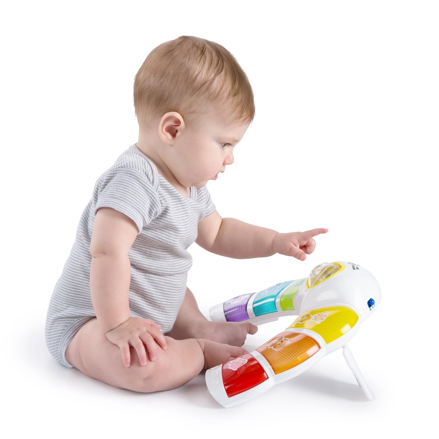 Baby Einstein Glow & Discover Light Bar Musical Toy, Activity Station, Sitting Up And Tummy Time Toy, Color And Animal Learning Toy, Infant Ages 3 Months+