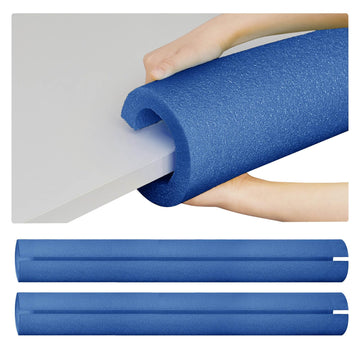 Hanaive 2 Pcs 40 Inch X 4.1 Inch Jumbo Pool Noodles Bulk Pool Noodles Foam Large Pre Slit Clamp Foam Protection Foam Tube Swim N