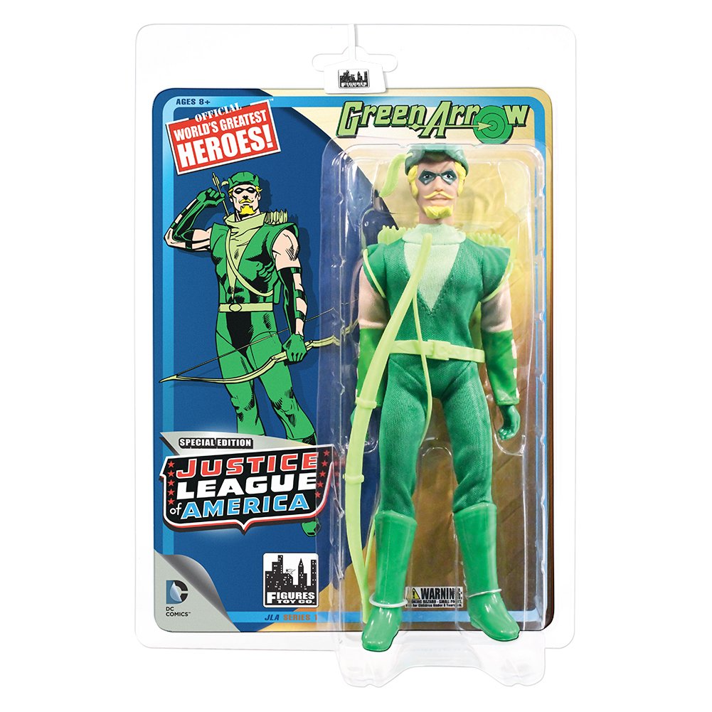Justice League Of America Special Edition 8 Inch Retro Figures: Green Arrow