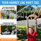Ninja Warrior Obstacle Course For Kids, 2 X 50 Ft Slackline Set, Holds Up To 880 Lbs, 10 Weatherproof Obstacles & Monkey Net, Outdoor Ninja Course For Ages 5-12, Setup On Trees Or Posts
