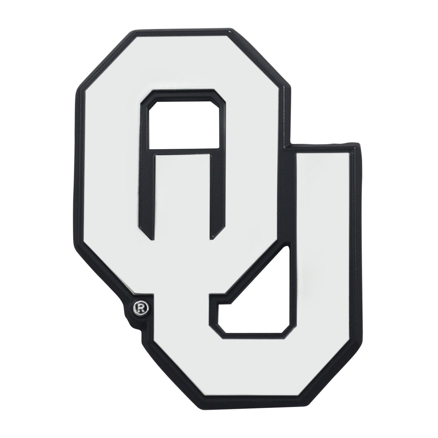 FANMATS 14923 NCAA University of Oklahoma Sooners Chrome Team Emblem , 3.2x2.3