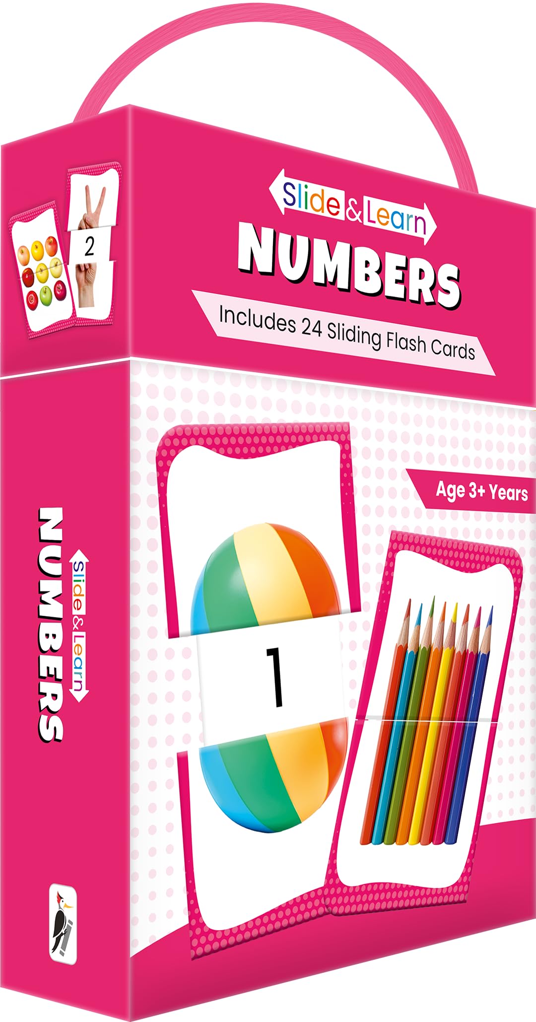 Slide & Learn Flash Cards  Numbers (24 Early Learning Flash Cards For Toddlers And Kids)