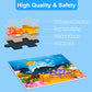 Astaron Magnetic Puzzles For Toddlers, 12-16-25 Pieces Ocean Learning Magnet Puzzles For Road Trip, Educational Travel Toys Car Plane Activities For Kids, Kids Birthday Gifts