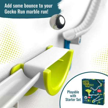 Gecko Run Marble Run Trampoline Expansion Pack By Thames & Kosmos – Extra Stunt For Vertical Marble Run Starter Set; Fast, No-Mess Setup With Residue-Free Nano-Adhesive Pads For Hours Of Creative Play
