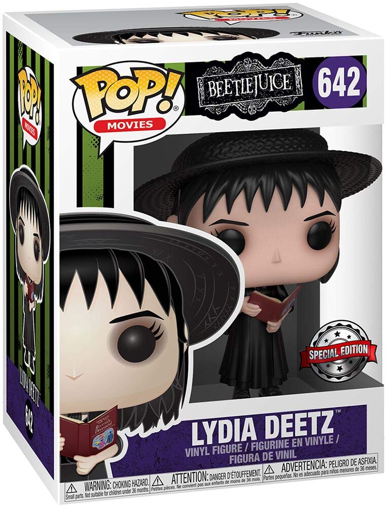 Funko Pop Movies: Lydia Deetz With Handbook Collectible Figure, Multicolor