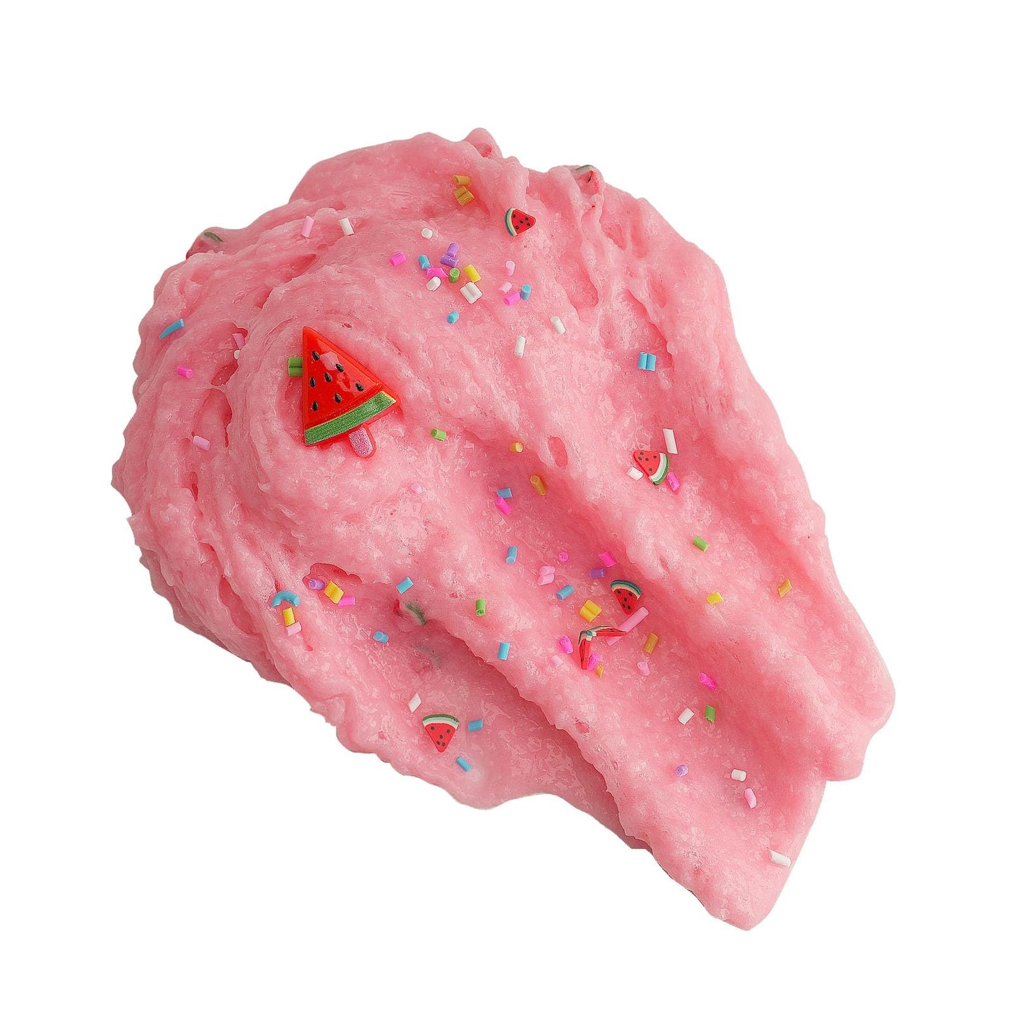 Watermelon Pink Snow Fizz Slime, Non-Sticky Crunchy Slime, Slime Party Favors For Kids, Slime Sensory Toys For Birthday Easter H