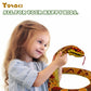 YOHAKI 59'' Snake Plush Toy - Giant Cuddle Toy, Soft Plush, Red-orange Corn Snake, Perfect Gift for Kids, Birthday Party Prop