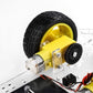 Emo Smart Robot Car Chassis Kit With Motors, Speed Encoder And Battery Box For Diy