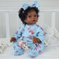 Scom Lifelike Reborn Black Girl - 20 Inch African American Newborn Baby Girl, Real Life Baby Dolls With Weighted Soft Cloth Body
