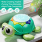 Lehoo Castle Baby Toys 6-12 Months, Tummy Time Toys Turtle Baby Crawling Toys With Light & Sound, Musical Moving Toys For 9-12 Months Old Boys/Girls, Infant Toys 0-6 Months Developmental Toddler Gifts