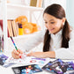 24 Pcs Outer Space Themed Mini Coloring Books Party Favors Alien Small Drawing Book Bulk For Kids Solar System Astronaut Party G