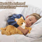 Cuckool Orange Tabby Cat Stuffed Animals, Microwavable Stuffed Animals Heating Pad For Cramps, Pain Stress Relief, Heatable Cool