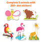 Skillmatics Party Favors (Pack of 15) - Dot It Animals, Gifts for Classrooms, No Mess Sticker Art for Kids, Goodie Bags, DIY Act