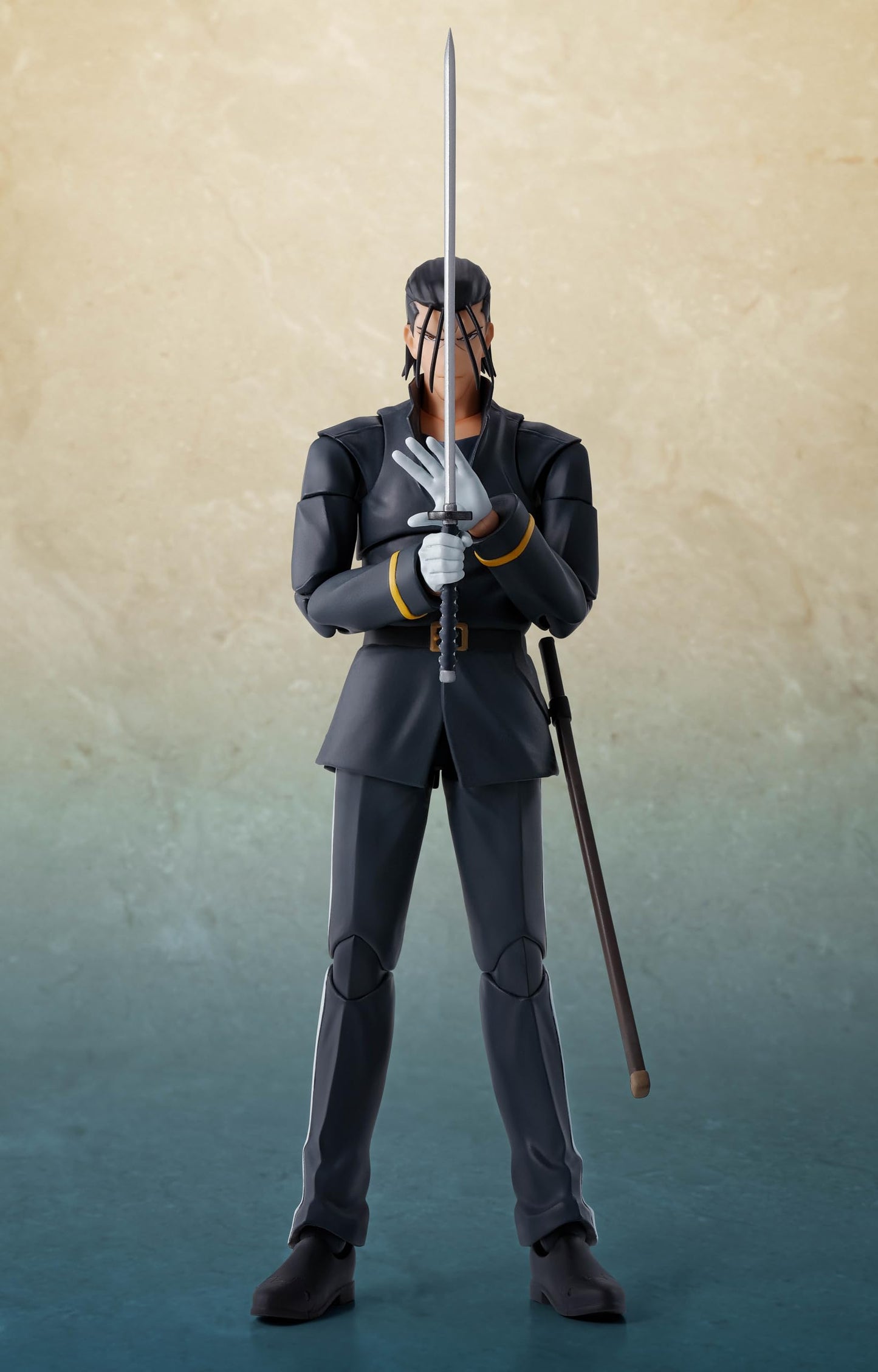 TAMASHII NATIONS - Rurouni Kenshin: Meiji decorative replica bladesman Romantic Story - Hajime Saito  Bandai Spirits S.H.Figuarts Action Figure
