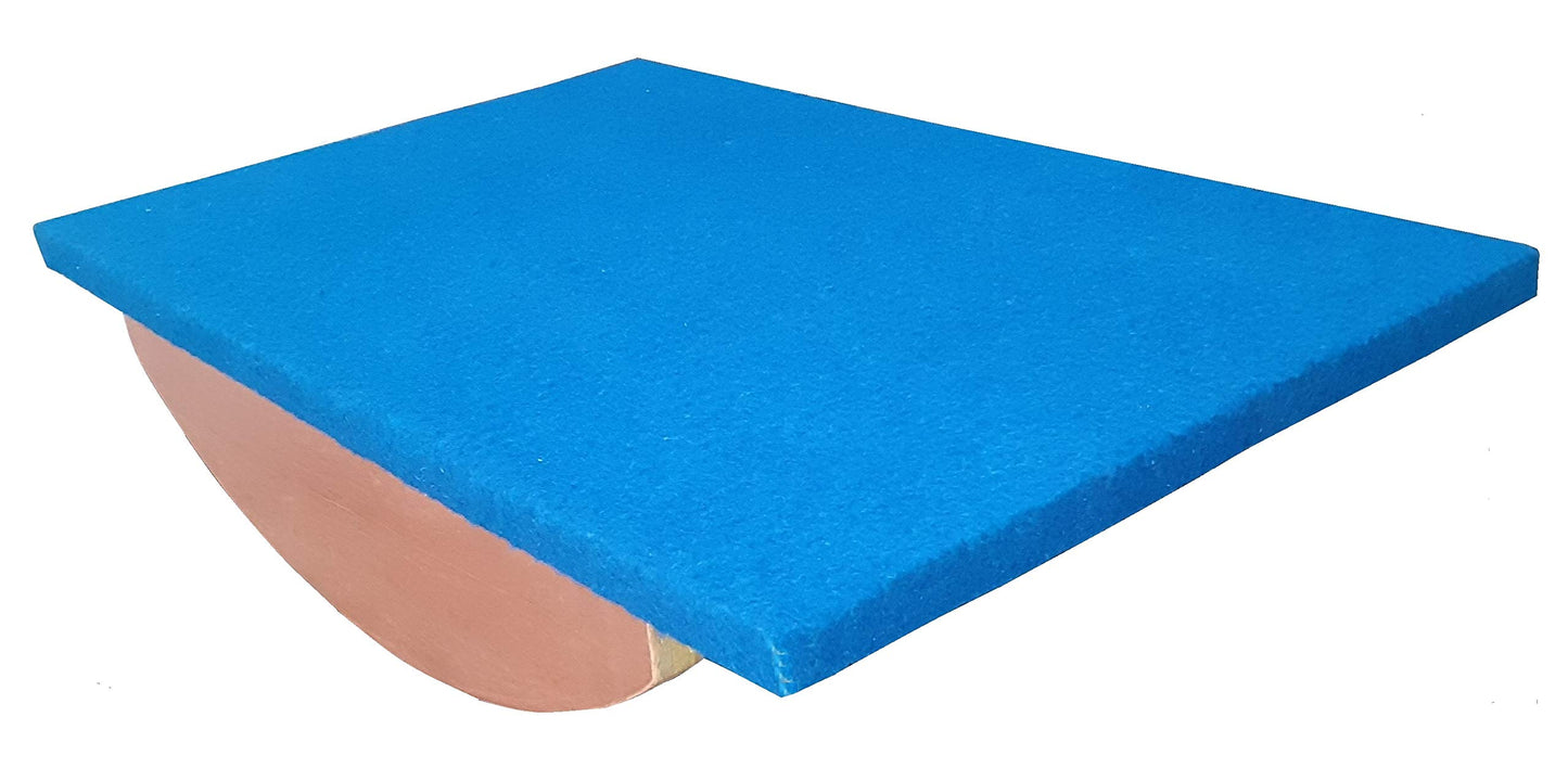 Tycoon Physio Solutions Wooden Balance Board Foot Rocker Leg Exerciser Occupational Physio Therapy,Simply Fit Board & Kids Balan