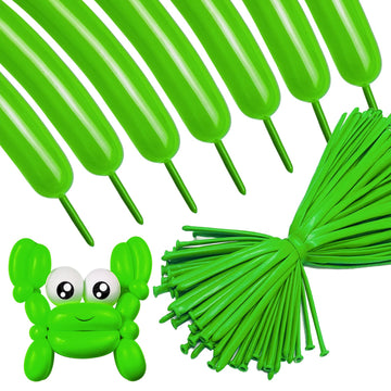 260 Long Balloons For Balloon Animals 100 Pack Thickening Latex Modeling Long Magic Balloons Twisting Diy Animal Balloon For Beg