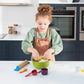 Casdon Joseph Joseph Bake | Toy Kitchen Baking Set for Children Aged 3 Years & Up | Includes Moving Rolling Pin for Imaginative