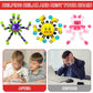 5 Pcs Transformable Fidget Spinner Toys For Kids & Adults,Stress Relief Sensory Toys For Boys & Girls, Fingertip Gyros For Adhd