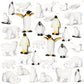 32 Pieces Polar Animals Figurines Antarctic Animals Set Realistic Arctic Animal Figures Toy Playset White Whale Seal Wolf for Teens mature-themeds Party Favor Cake Decoration Craft