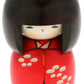 Usaburo Japanese Kokeshi Doll, Yukis Red Kimono