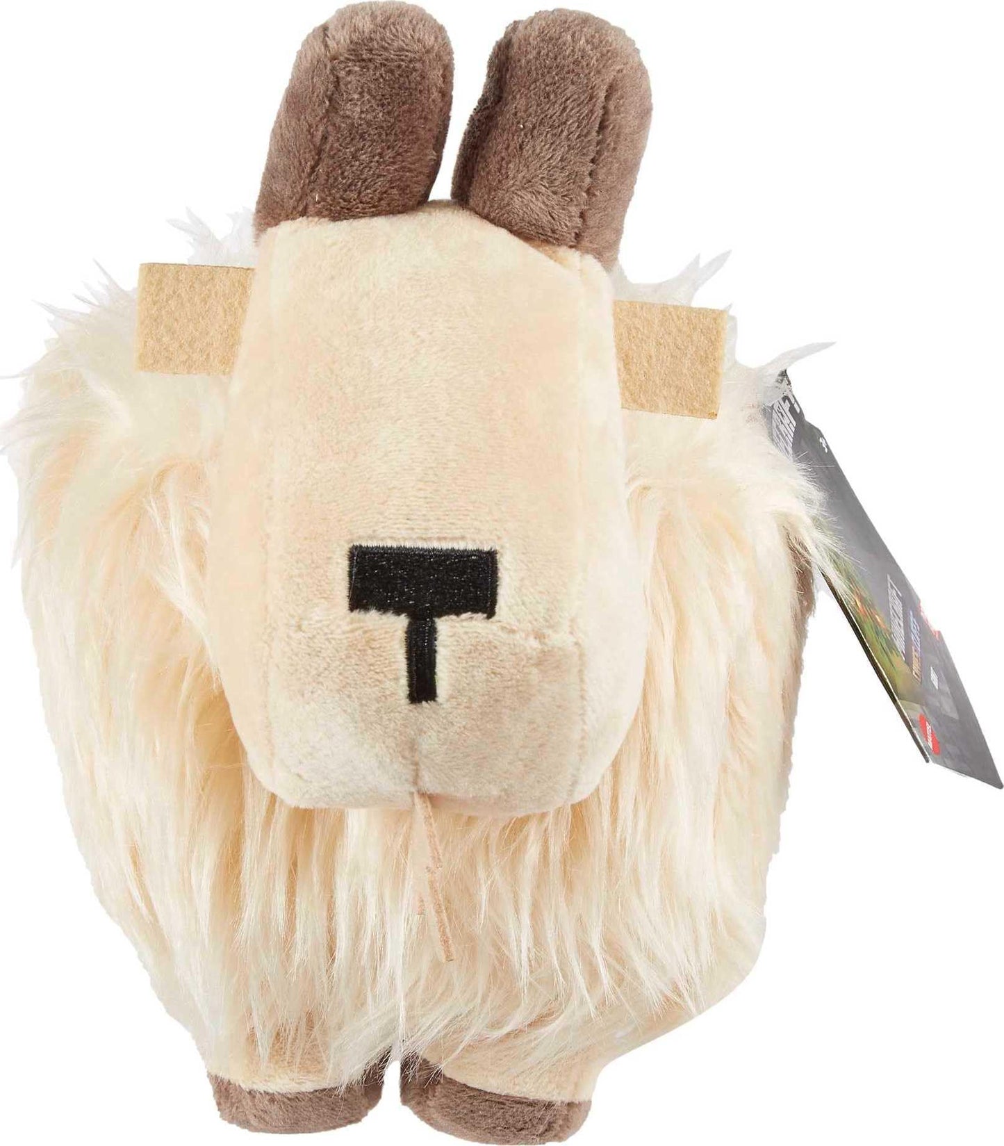 Mattel Minecraft Goat Plush Toy, 8-inch Soft Doll, Polyester, Multi Color, Model HBT43