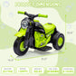 Kids Ride On Bubble Car, Hetoy 6V Battery Powered Electric Motorcycle 1.9 Mph Speed W/Led Headlights, Music, Pedal, Forward/Reserve, 3 Wheels Motorbike Toys Gift For Toddler 3 And Up Boys Girls, Green