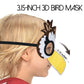 Irolewin Double-Sided Owl-Bird-Wings-Costume For Kids Toddler Animal Dress-Up Cape 3D Bird Mask Boys Girls Jungle Party Toys