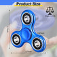 Fidget Spinner 2 Pack, Stress Anxiety Relief Sensory Fidget Toys For Kids Adults, Cool Electroplated Fidget Spinners For Adhd Autism Birthday Gifts Easter Basket Stuffers Classroom Prizes For Boy Girl