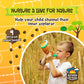 Toysmith Outdoor Discovery, Hoot-N-Hollar Animal Caller, 9'' Horn With 9 Animal Sounds, For Boys & Girls Ages 5+