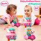 Toddler Girl Toys 1-2 Press to Go Car Toys for 1 Year Old Girls Push Go Toy Car for Toddlers 1-3 Learning Baby toy 6-9-12-18 Months Infant Play Vehicle Set Baby Christmas First Birthday Gifts Ages 1-2