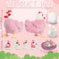 Xyhqyb Chicken Stuffed Animal Plush Toy, 9 In 1 Egg Laying Hen With Zippered Belly For Kids, Mommy Hen With Baby Chicks And Coop