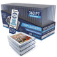 Premium Seamless 20Pt - 360Pt Thick Top Loaders For Cards | Top Loader Card Holder, Baseball Card Sleeves Hard Plastic, Hard Tra
