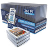 Premium Seamless 20Pt - 360Pt Thick Top Loaders For Cards | Top Loader Card Holder, Baseball Card Sleeves Hard Plastic, Hard Tra